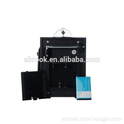 Hot selling disco light portable wooden speaker box
